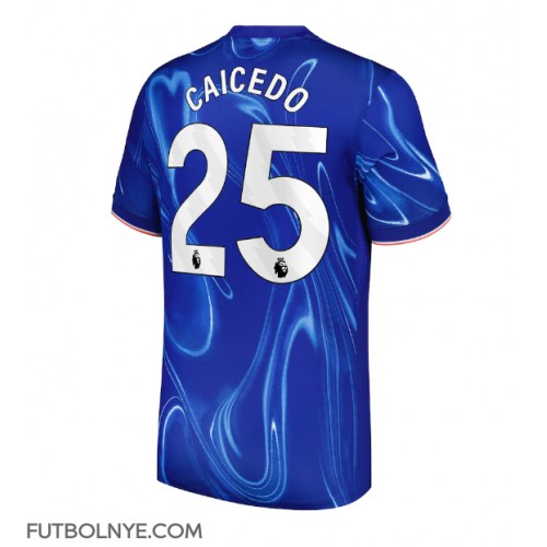 Camiseta Chelsea Moises Caicedo #25 Primera Equipación 2024-25 manga corta